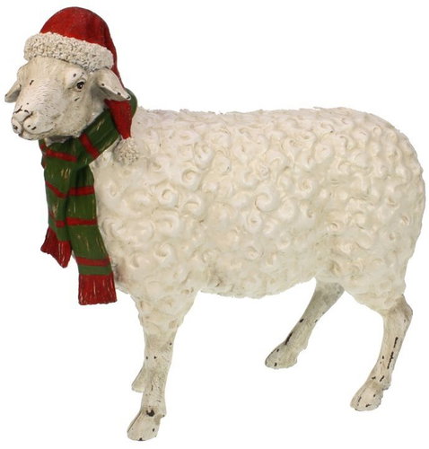 Trends & Trade Sheep with hat - Christmas Decoration - Main image