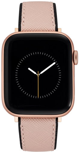 Nine West Faux leather strap pink and black, for Apple Watch 42-45 mm - Watch Strap - Main image