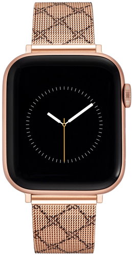Nine West Řemínek Mesh růžovo-zlatý se vzorem, pro Apple Watch 42-45 mm - Watch Strap - Main image