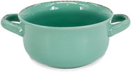 Clay Soup bowl with handles Bake, diameter 15,5 cm, light green - Small Bowl