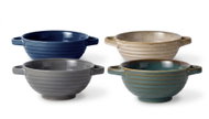 Clay Tapas 4 ks keramických misek, průměr 15,5 cm, mix barev - Bowl Set