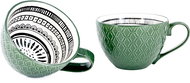 Clay Set 2 ks - Hrnek Story 350 ml, zelená/černé ornamenty - Set of Cups