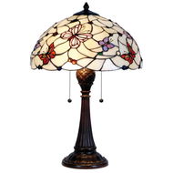 Clayre & Eef Tiffany Butterfly Garden 5LL-5365 - Stolní lampa