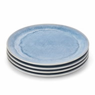 Clay Aqua 4 ks keramických dezertních talířů, průměr 20 cm, světle modrý - Set of Plates