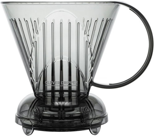 Clever Dripper L transparent grau + Filter - Dripper - Hauptbild