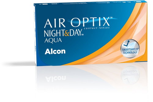 Air Optix Night & Day Aqua (3 Lenses) Dioptre: +0.25, Curvature: 8.40 - Contact Lenses - Main image