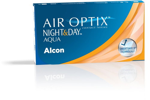 AirOptix Night & Day Aqua (6 Lenses) Dioptre: -6.50, Curvature: 8.6 - Contact Lenses - Main image