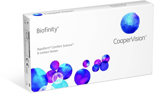 Biofinity (6 lenses) power: +0.50, base curve: 8.60 - Contact Lenses - Main image
