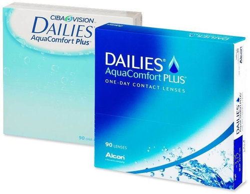 Plus Aquacomfort Dailies (90 lenses) diopter: +0.50, curving: 8.70 - Contact Lenses - Main image