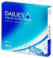 Dailies AquaComfort Plus (90 šošoviek) dioptrie: +1,50, zakrivenie: 8,70 - Kontaktné šošovky