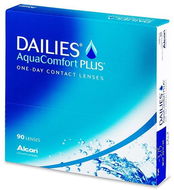 Dailies AquaComfort Plus (90 šošoviek) dioptrie: -1,50, zakrivenie: 8,70 - Kontaktné šošovky