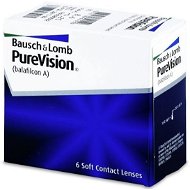 PureVision (6 šošoviek) dioptrie: -1,25, zakrivenie: 8,30 - Kontaktné šošovky