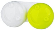 Puzdro smajlík - zelená a biela - Puzdro na kontaktné šošovky
