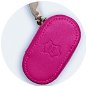Leather pink pouch - Lens Case