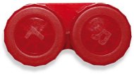 Puzdro klasické (náhradný) jednofarebné Červené - Puzdro na kontaktné šošovky