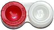 Optipak antibakteriálne puzdro – červené - Puzdro na kontaktné šošovky
