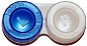 Puzdro na kontaktné šošovky Optipak antibakteriálne puzdro – svetlomodré - Pouzdro na kontaktní čočky