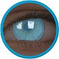 ColourVue Crazy Lens UV shining - Electric Blue (2 lenses - 1-year wear) - non-prescription - Contact Lenses