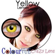ColourVUE dioptrické Crazy Lens (2 šošovky), farba: Yellow - Kontaktné šošovky