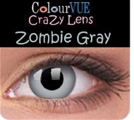 ColourVUE diopter Crazy Lens (2 lenses), color: Zombie Gray, diopter: -1.00 - Contact Lenses