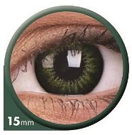ColourVUE dioptrické Big Eyes (2 šošovky), farba: Be party green, dioptrie: -0.75 - Kontaktné šošovky