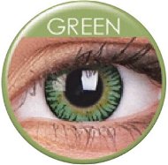 ColourVUE dioptrické 3 Tones (2 šošovky), farba: Green - Kontaktné šošovky