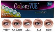 ColourVUE dioptrické TruBlends (10 šošoviek), farba: Blue, dioptrie: -5.00 - Kontaktné šošovky