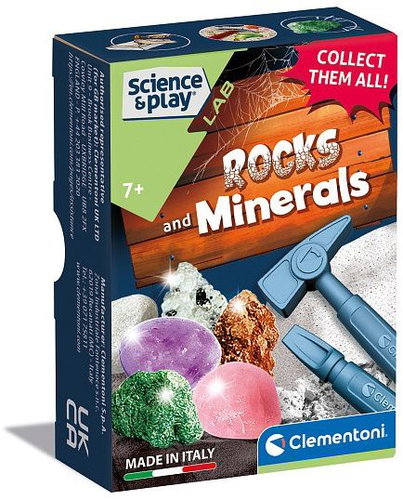 CLEMENTONI Science&Play Geological miniset: Rocks and Minerals - Experiment Kit - Main image