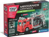 CLEMENTONI Science&Play Mechanical laboratory Fire truck - Building Set