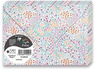 CLAIREFONTAINE 114 x 162mm with Floral Motif in Turquoise Tone 120g - Pack of 20 pcs - Envelope