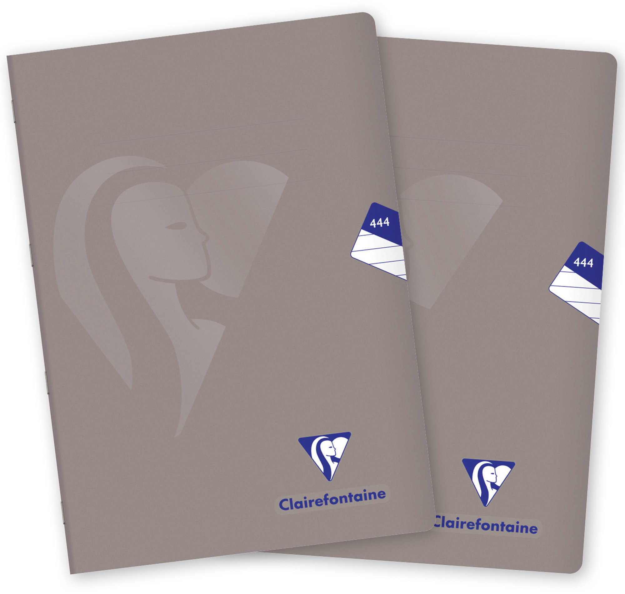 Clairefontaine Mimesys PP, A4 "444" vonalas, 40 lap, szürke - 2 db