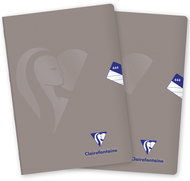 CLAIREFONTAINE Mimesys PP A4"444" lined, 40 sheets, grey - set of 2 - Exercise Book