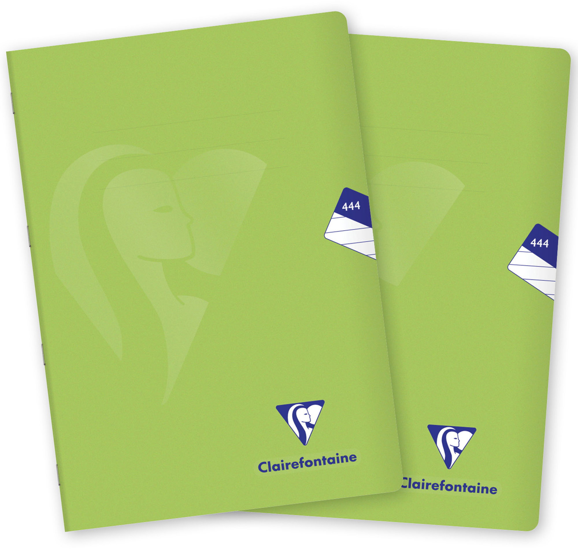 Clairefontaine Mimesys PP, A4 "444" vonalas, 40 lap, zöld - 2 db