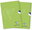 PP, A4"444" lined, 40 sheets, green - set of 2