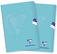 CLAIREFONTAINE Mimesys pastel PP, A4"444" lined, 40 sheets, ice blue - set of 2 - Exercise Book
