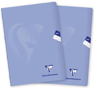 CLAIREFONTAINE Mimesys PP pastel A4"444" lined, 40 sheets, lilac - set of 2 - Exercise Book