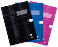 CLAIREFONTAINE Metric A4"444" lined, 40 sheets - set of 3 (black, blue, pink) - Exercise Book