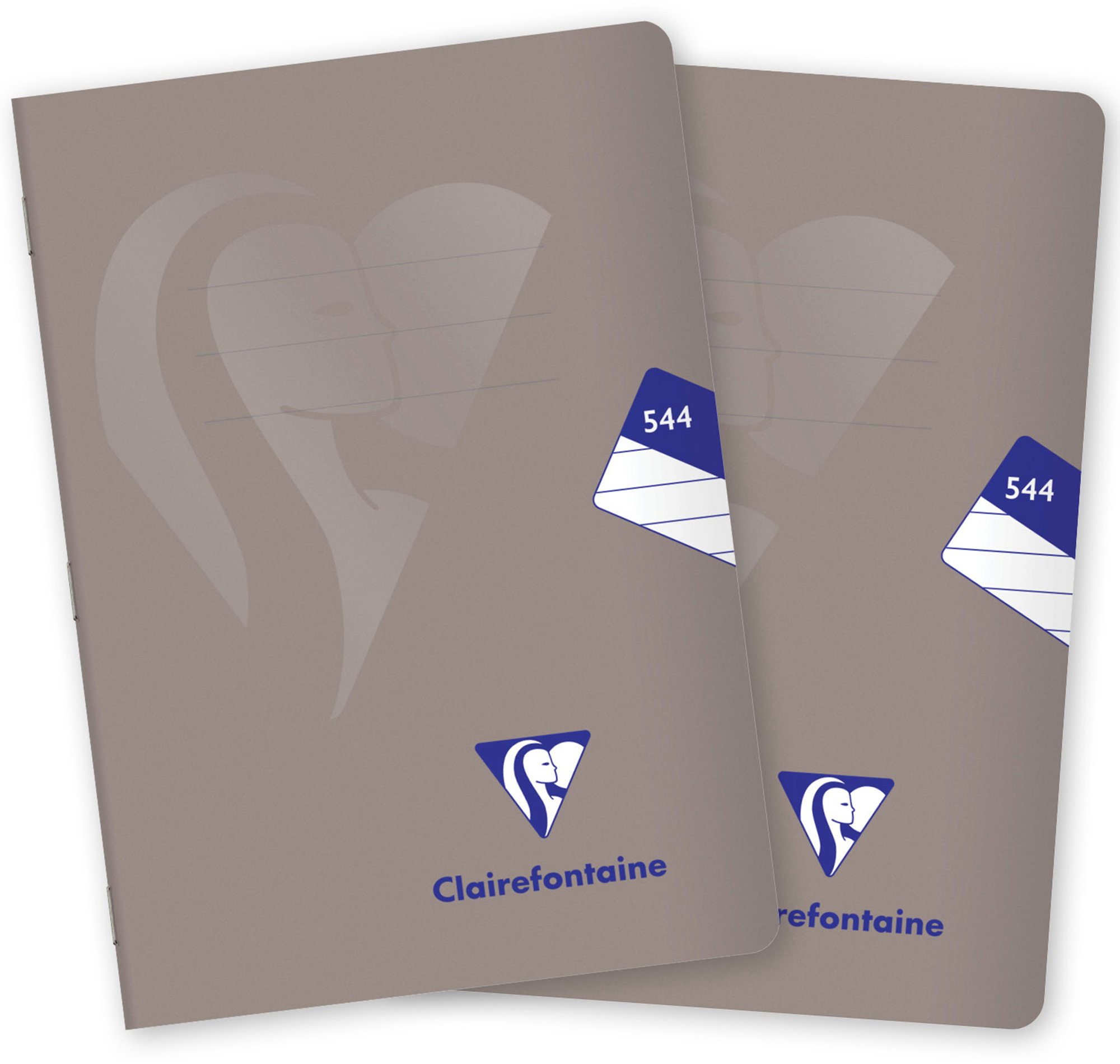 Clairefontaine Mimesys PP, A5 "544" vonalas, 40 lap, szürke - 2 db
