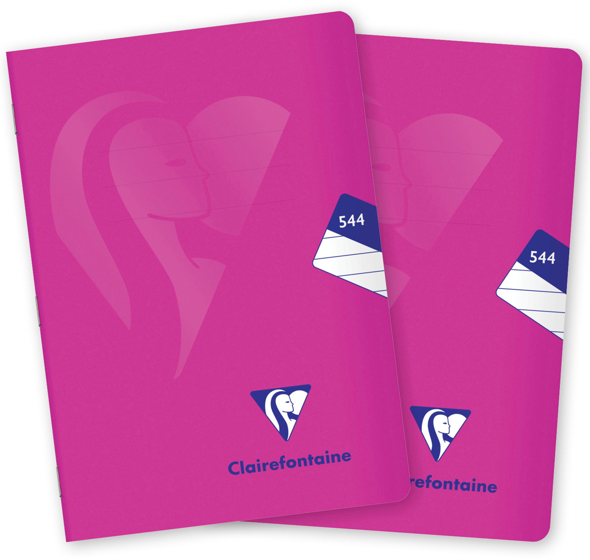 Clairefontaine Mimesys PP, A5 "544" vonalas, 40 lap, rózsaszín - 2 db