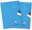 PP, A5"544" lined, 40 sheets, blue - set of 2