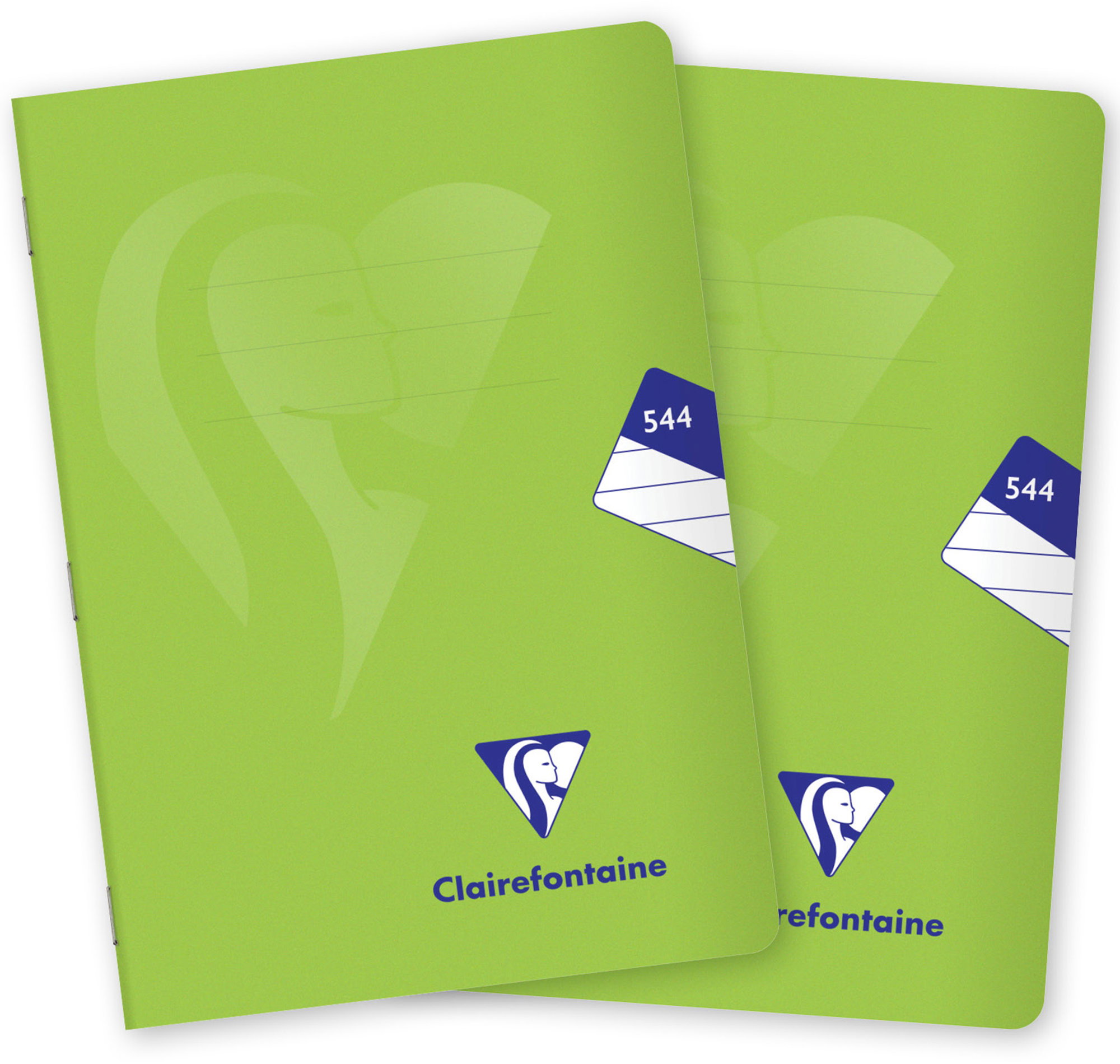 Clairefontaine Mimesys PP, A5 "544" vonalas, 40 lap, zöld - 2 db