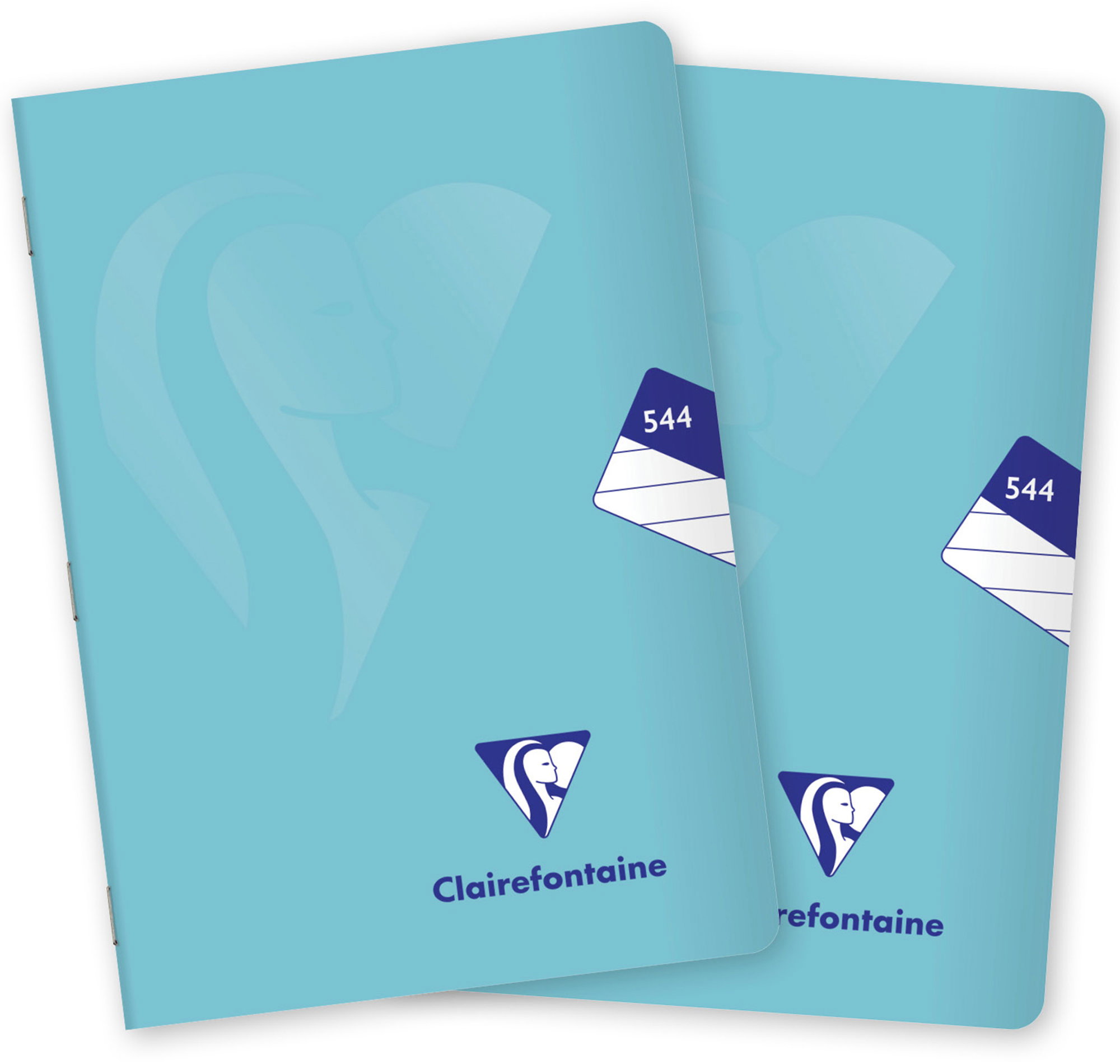 Clairefontaine Mimesys pastel PP, A5 "544" vonalas, 40 lap, kék - 2 db