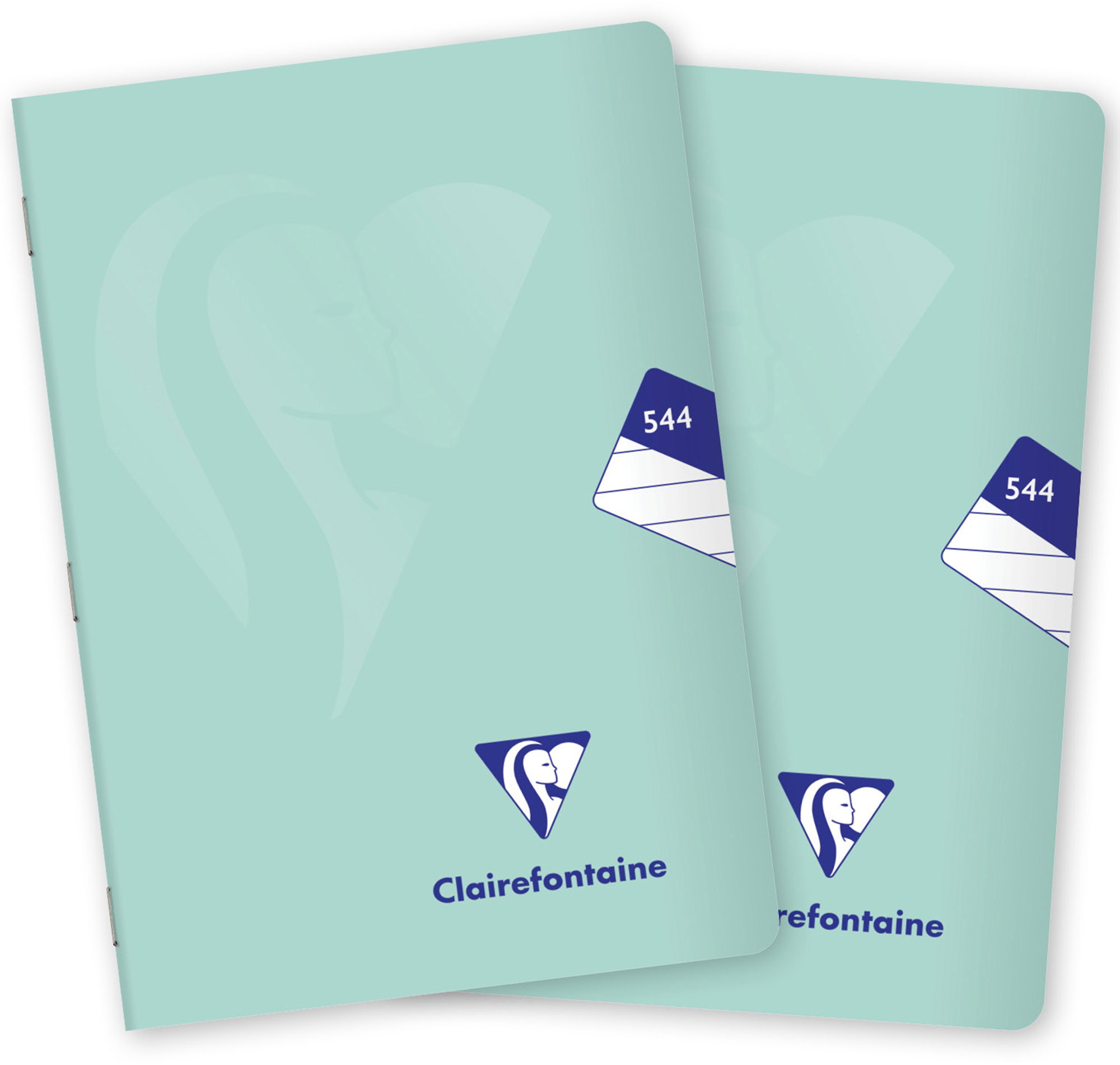 Clairefontaine Mimesys pastel PP, A5 "544" vonalas, 40 lap, menta - 2 db