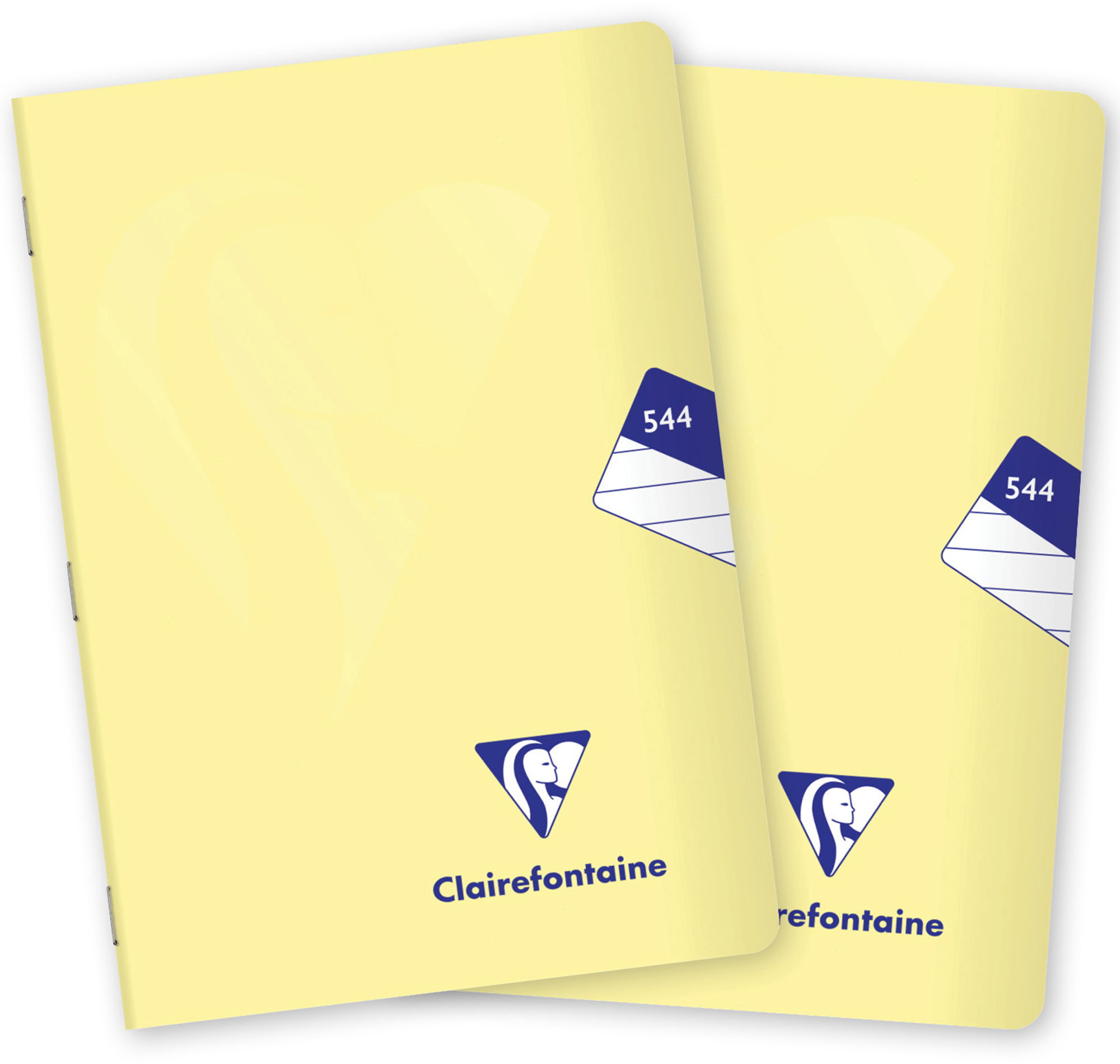 Clairefontaine Mimesys pastel PP, A5 "544" vonalas, 40 lap, citromsárga - 2 db