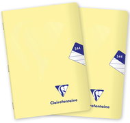 CLAIREFONTAINE Mimesys pastel PP, A5 "544" linkovaný, 40 listů, citrónový - sada 2 ks - Sešit