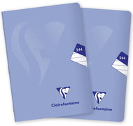 CLAIREFONTAINE Mimesys Pastel PP, A5"544" lined, 40 sheets, lilac - set of 2 - Exercise Book