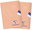 Pastel PP, A5"544" lined, 40 sheets, coral - set of 2