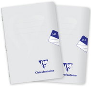 CLAIREFONTAINE Mimesys PP, A5"544" lined, 40 sheets, transparent - set of 2 - Exercise Book
