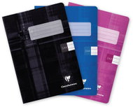 CLAIREFONTAINE Metric A5"544" lined, 40 sheets - set of 3 (black, blue, pink) - Exercise Book