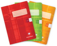 CLAIREFONTAINE Metric A5"564" lined, 60 sheets - set of 3 (red, green, orange) - Exercise Book